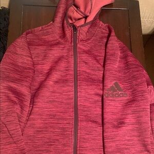 Adidas jacket with hood 
L